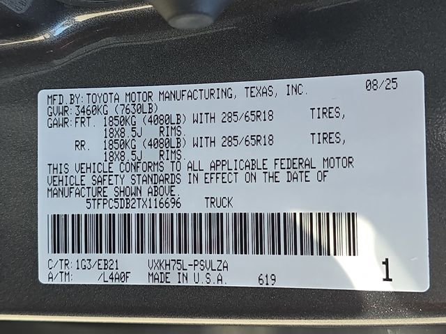 New 2026 Toyota Tundra TRD Pro image 35