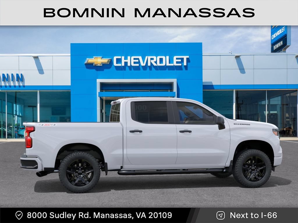 New 2026 Chevrolet Silverado 1500 Custom w/ Turbomax Blackout Package AWD/4WD image 6
