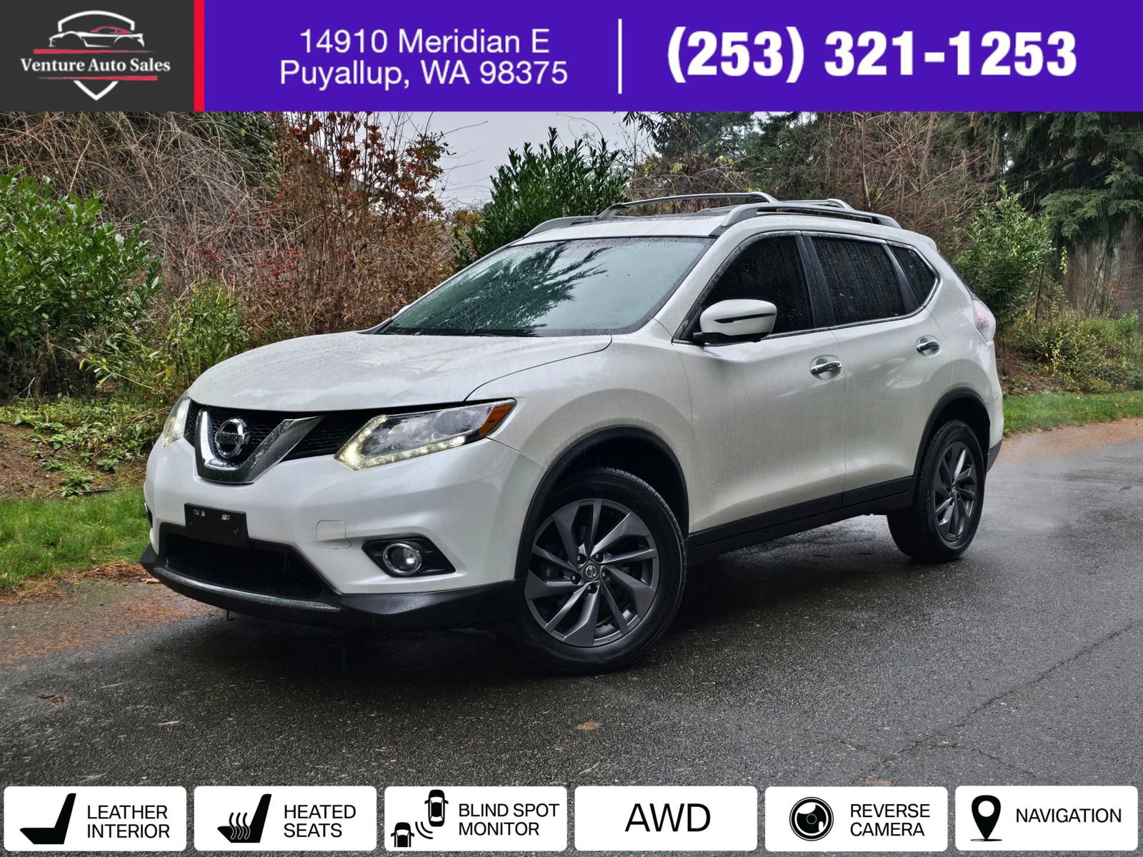 Used 2016 Nissan Rogue SL w/ SL Premium Package