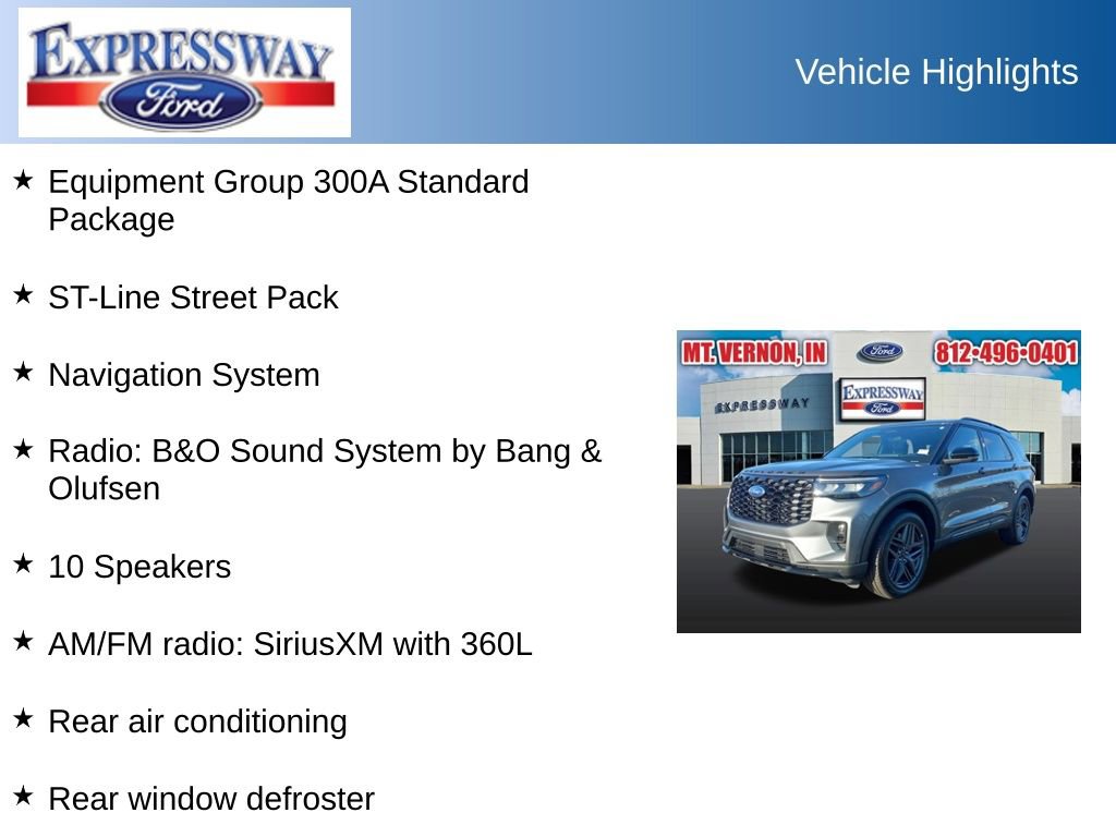 Used 2025 Ford Explorer ST-Line w/ ST-Line Street Pack image 2