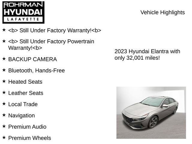 Used 2023 Hyundai Elantra Limited image 7