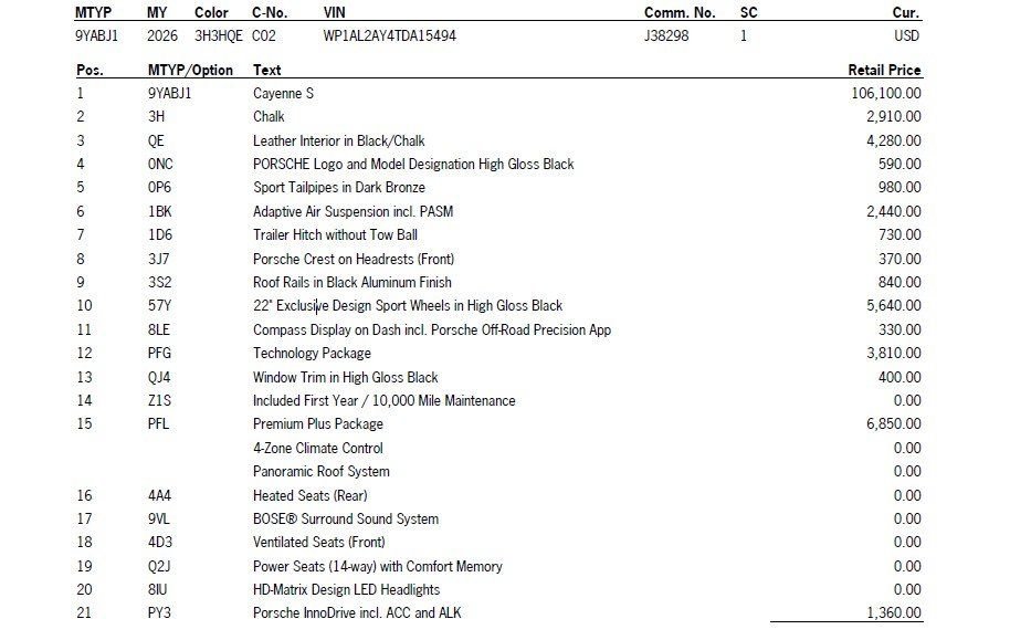 New 2026 Porsche Cayenne S image 41