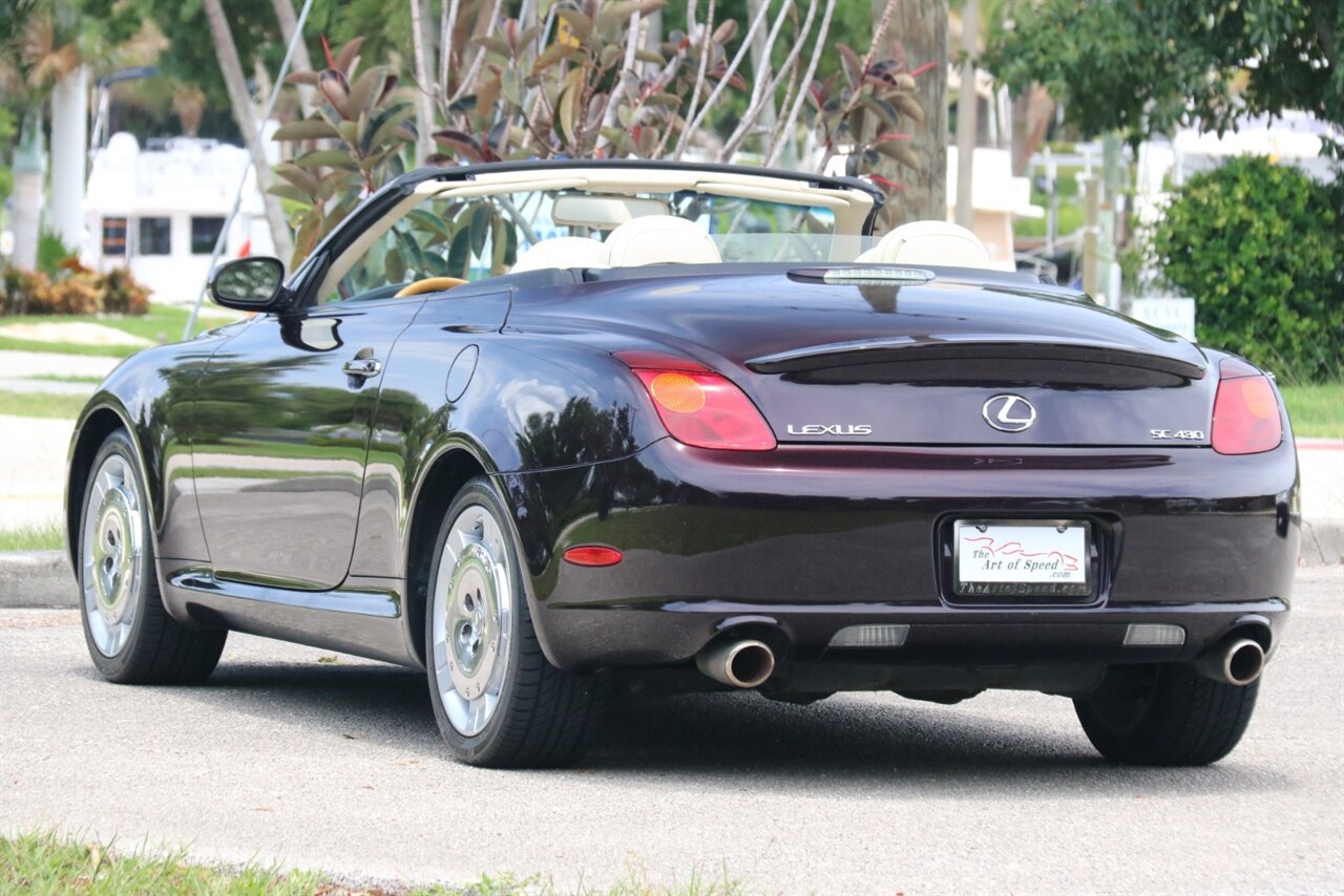Used 2003 Lexus SC 430 Convertible RWD image 12