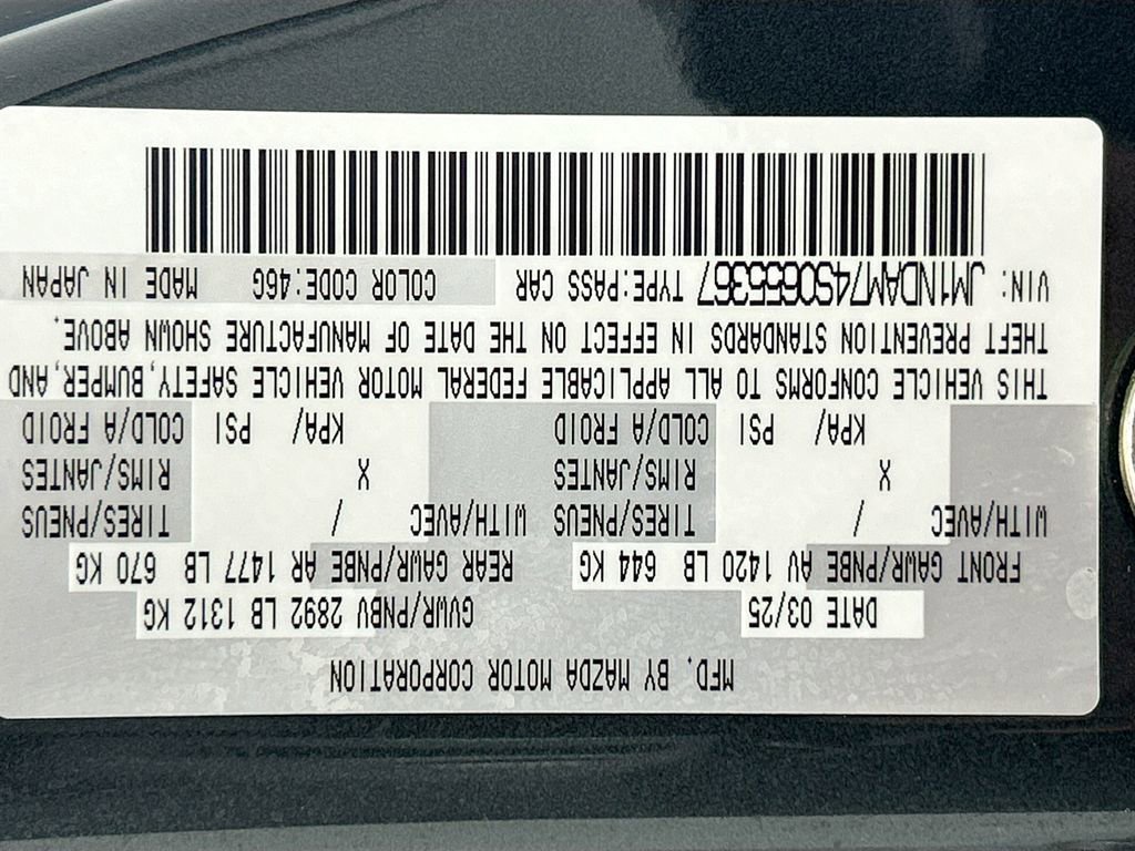 Used 2025 MAZDA MX-5 Miata RF Grand Touring w/ Weather Package image 29
