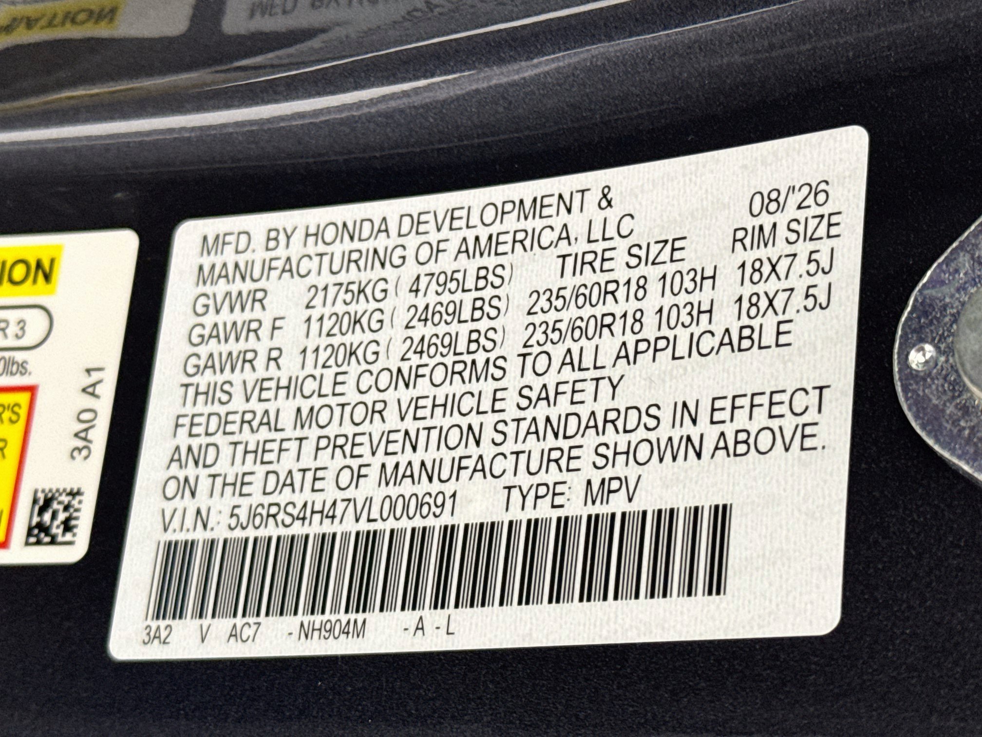 New 2027 Honda CR-V EX image 30