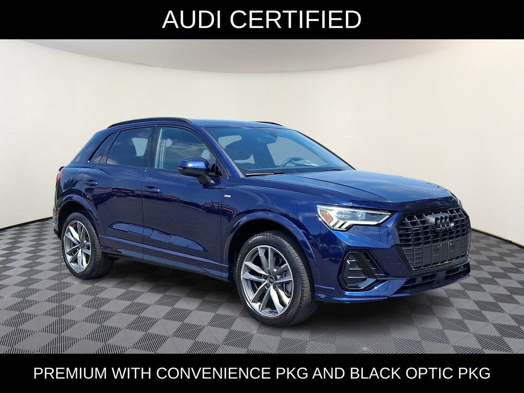 Certified 2023 Audi Q3 2.0T Premium w/ Black Optic Sport Package