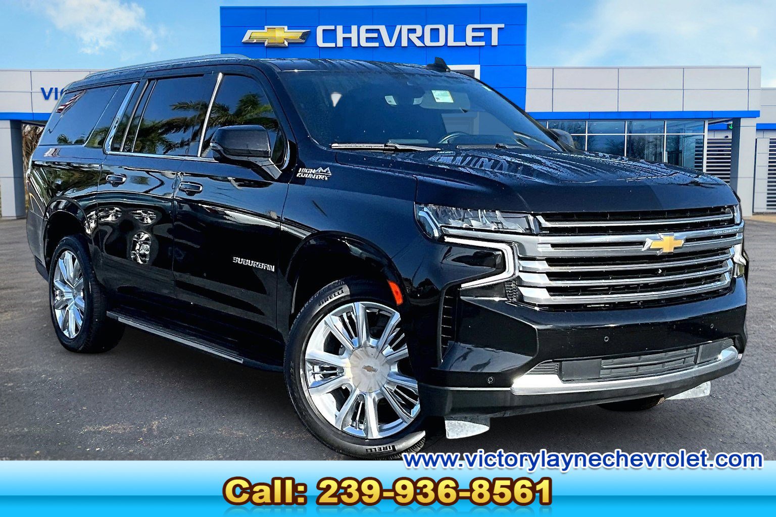 Used 2021 Chevrolet Suburban High Country image 1
