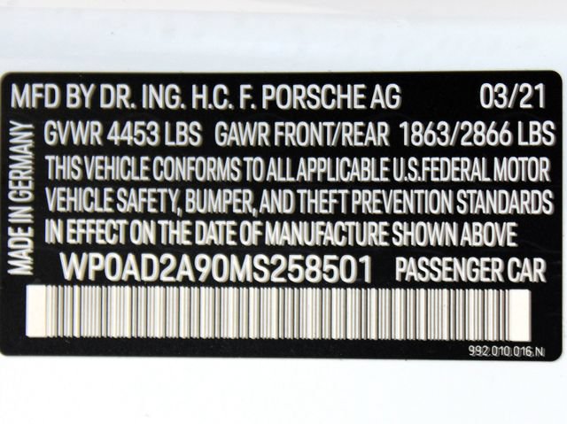 Certified 2021 Porsche 911 Turbo AWD/4WD image 28