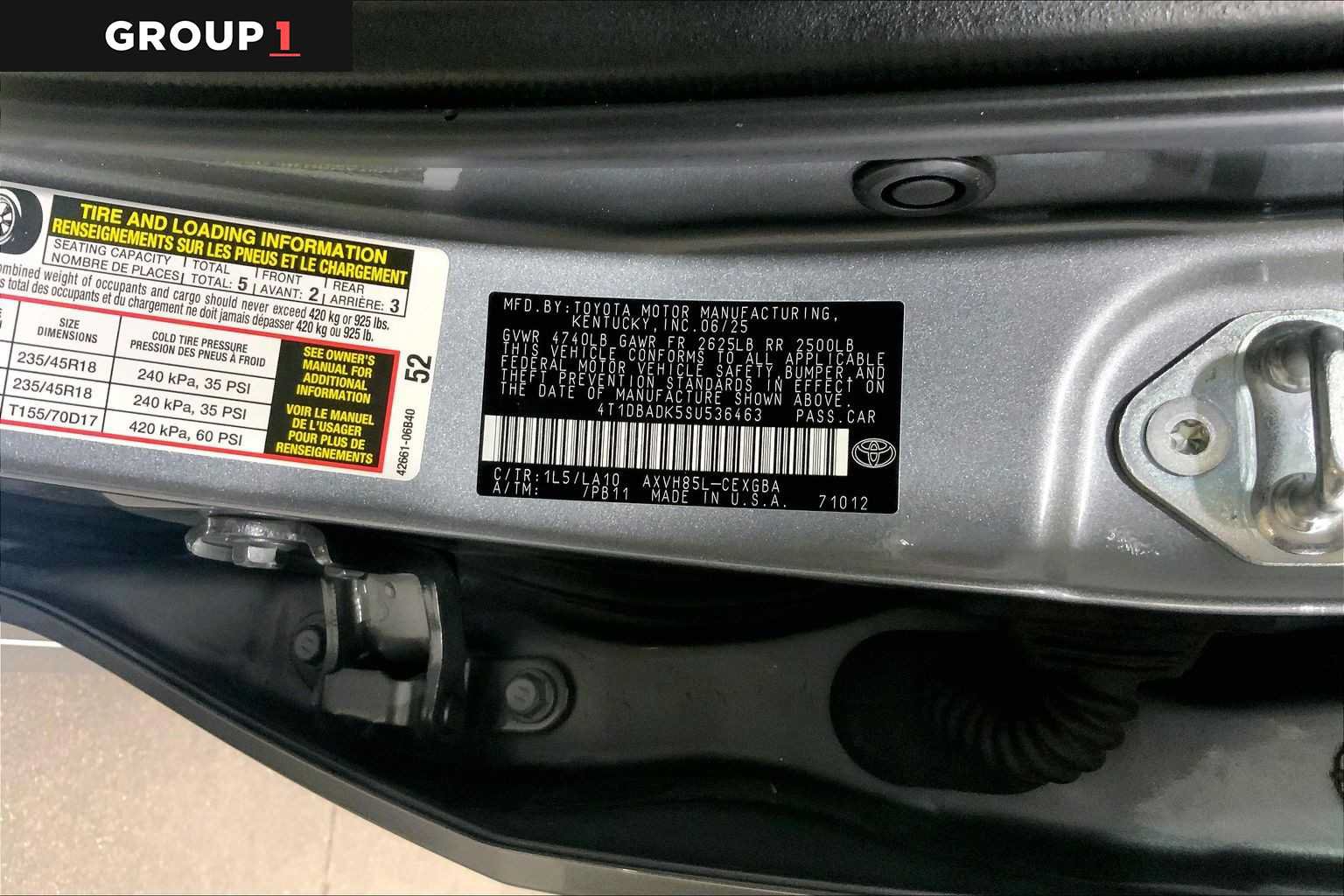 Certified 2025 Toyota Camry XLE AWD/4WD image 37