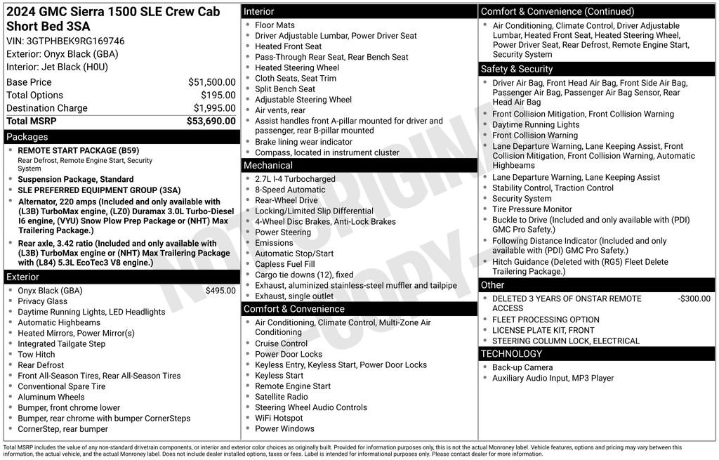 Used 2024 GMC Sierra 1500 SLE image 53