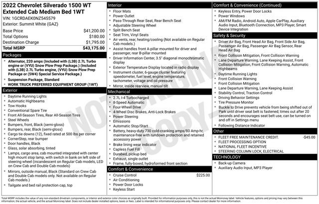 Used 2022 Chevrolet Silverado 1500 W/T image 35