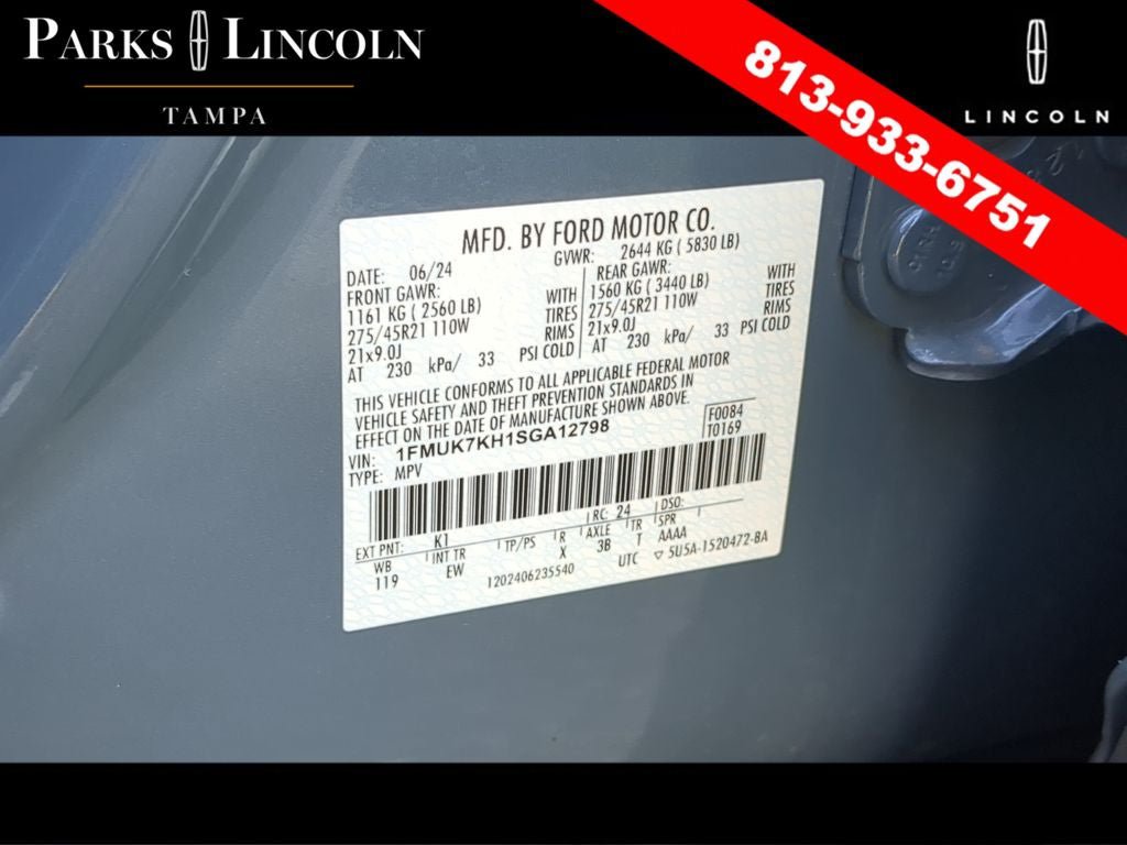 Used 2025 Ford Explorer ST-Line w/ Premium Package RWD image 37