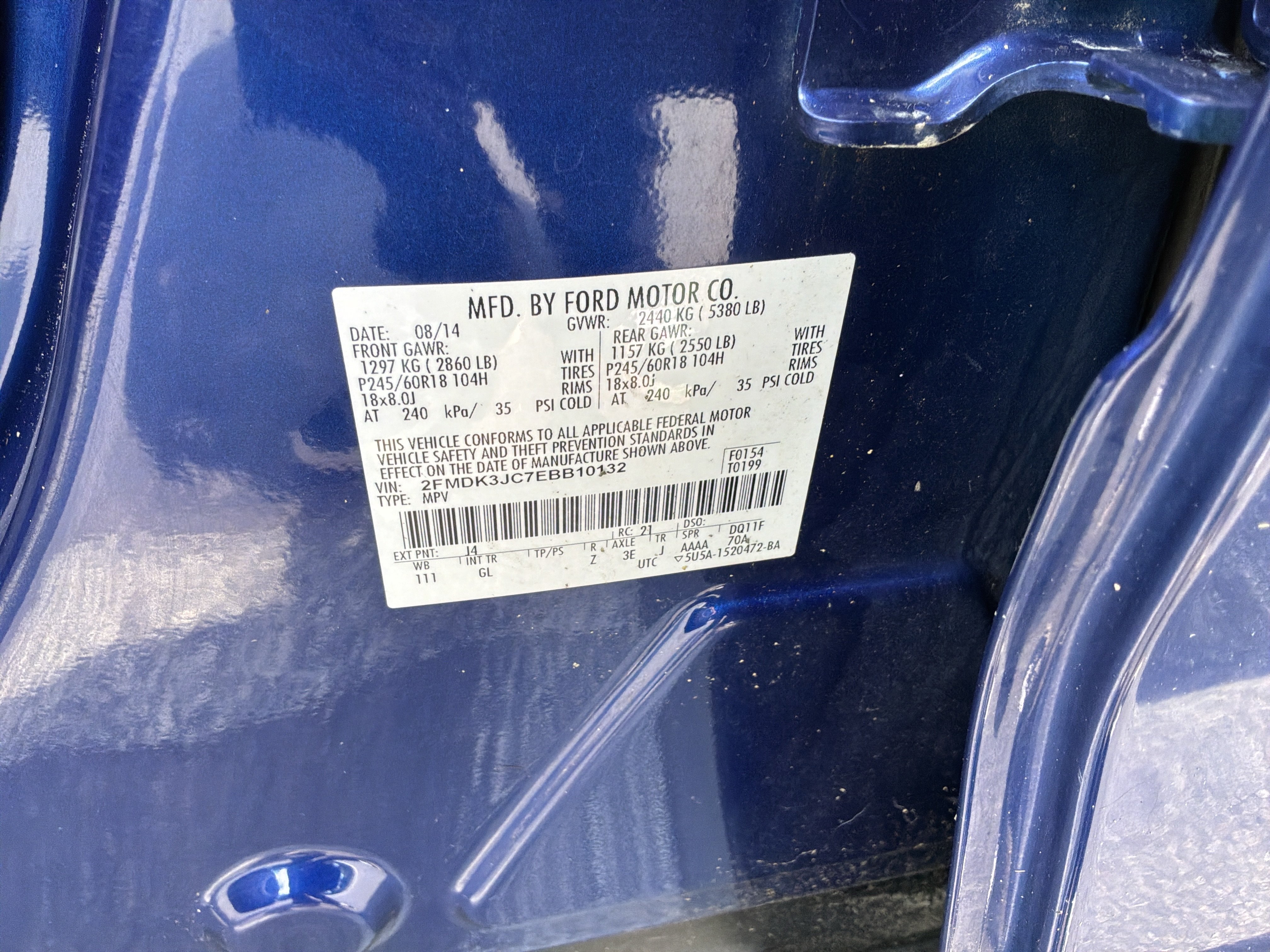 Used 2014 Ford Edge SEL w/ Equipment Group 205A FWD image 35