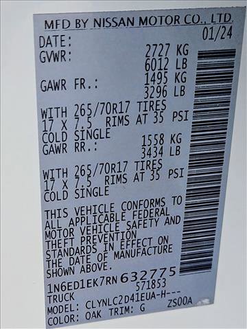 Certified 2024 Nissan Frontier SV w/ Hardbody Edition image 28