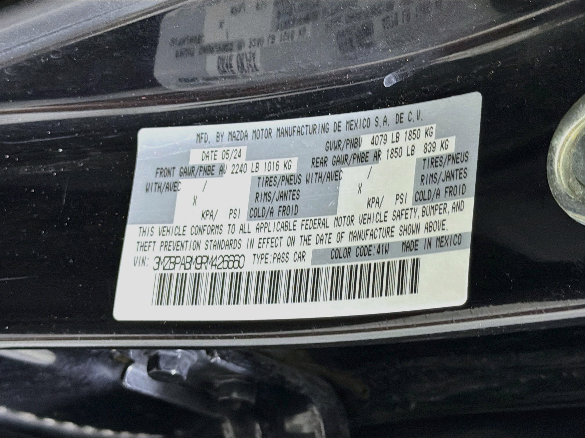 Used 2024 MAZDA MAZDA3 s FWD image 12
