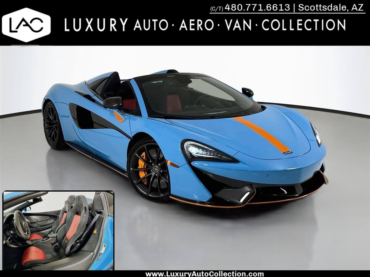 Used 2018 McLaren 570S Spider RWD image 1