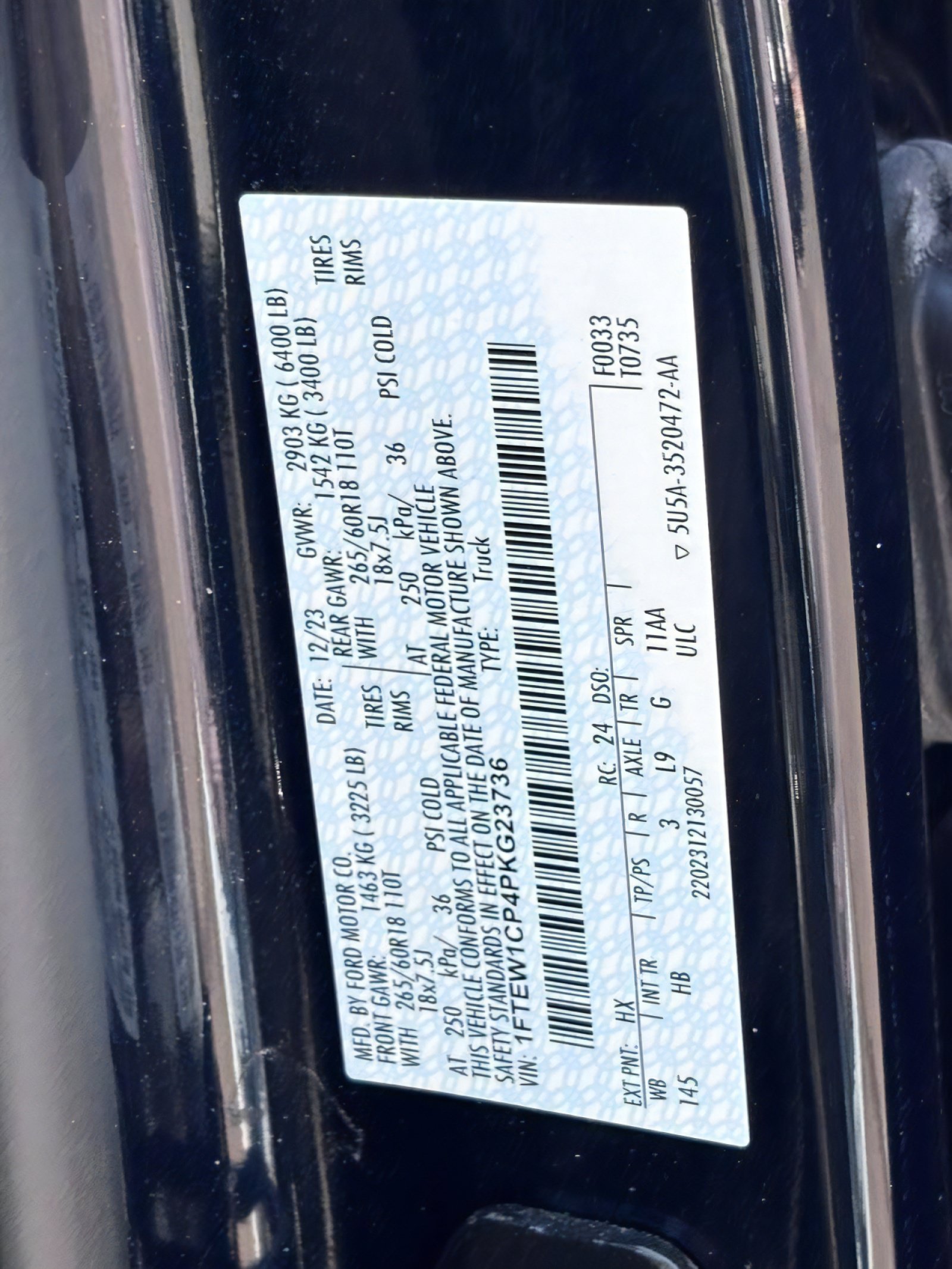 Used 2023 Ford F150 Lariat RWD image 34