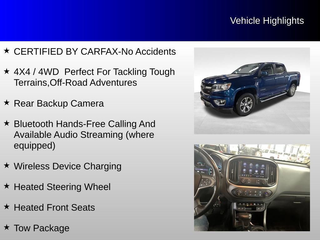 Used 2020 Chevrolet Colorado Z71 w/ Safety Package AWD/4WD image 4