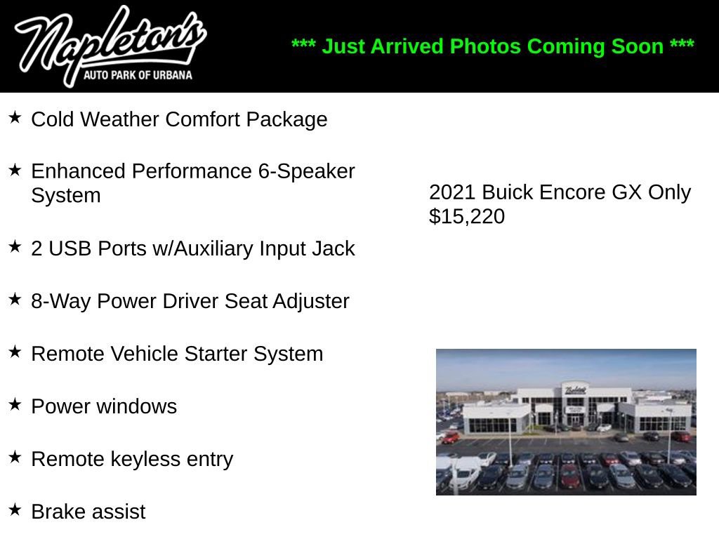 Used 2021 Buick Encore GX Preferred w/ Cold Weather Comfort Package