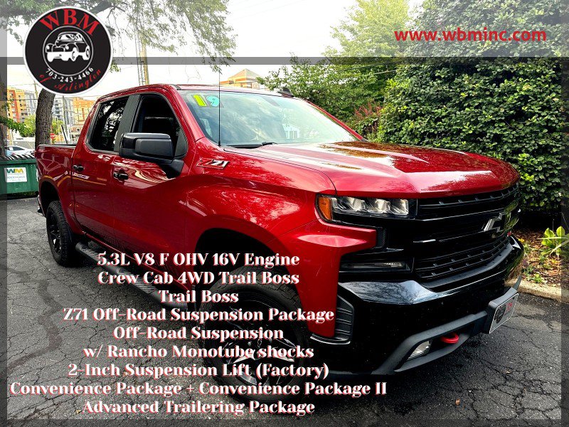 Used 2019 Chevrolet Silverado 1500 LT Trail Boss AWD/4WD image 1