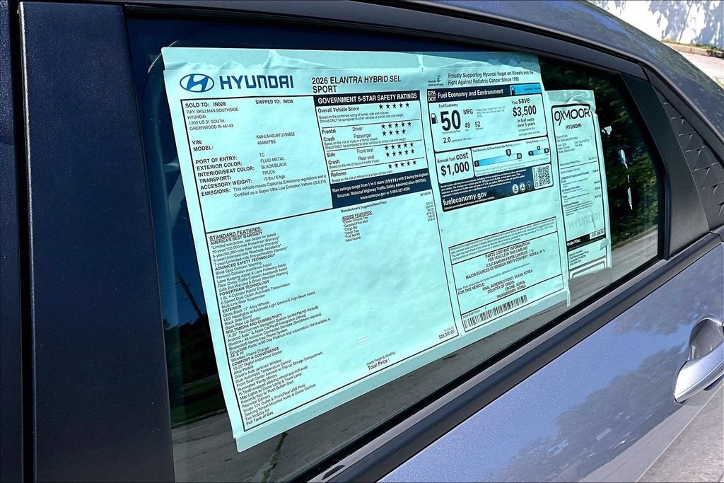 New 2026 Hyundai Elantra SEL FWD image 16