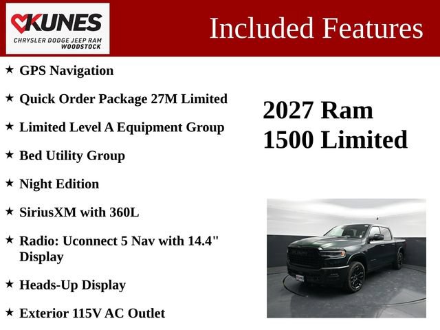New 2027 RAM 1500 Limited AWD/4WD image 3