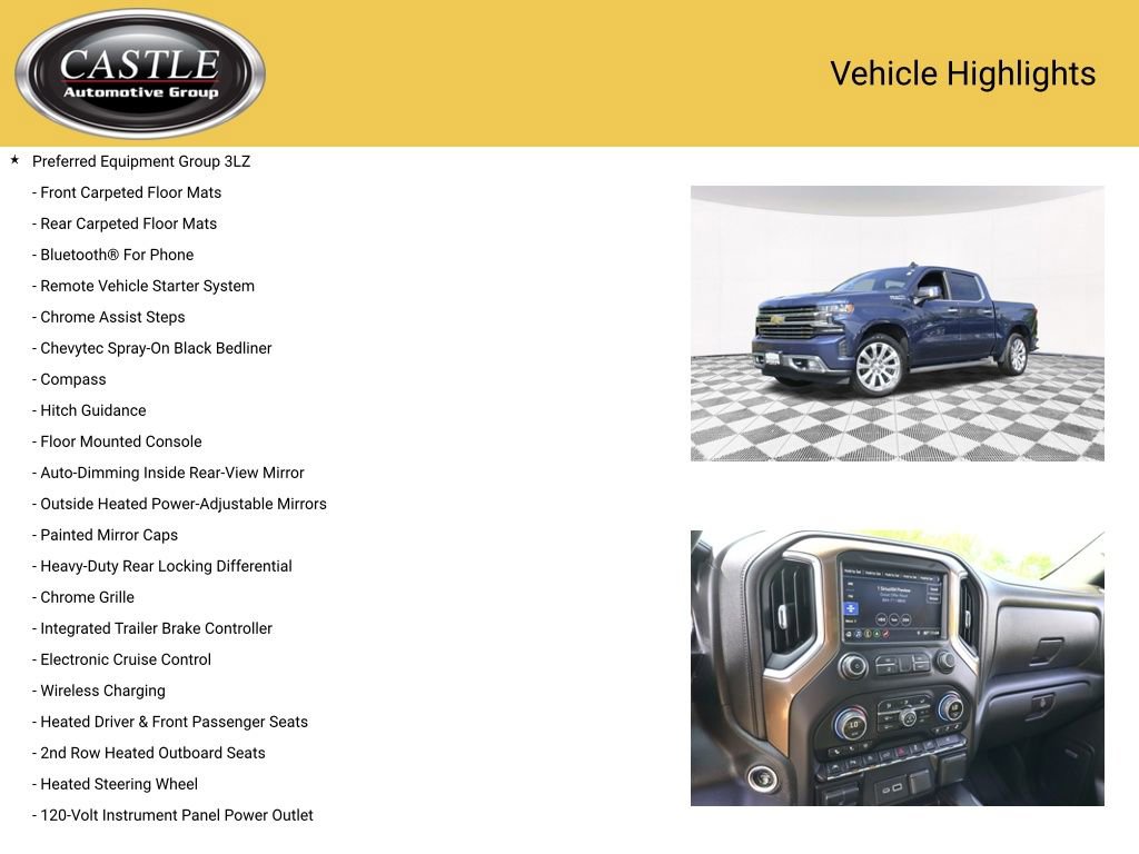 Used 2019 Chevrolet Silverado 1500 High Country w/ Technology Package image 7