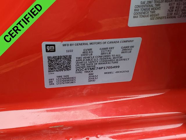 Certified 2023 Chevrolet Silverado 2500 Custom w/ Custom Value Package image 32