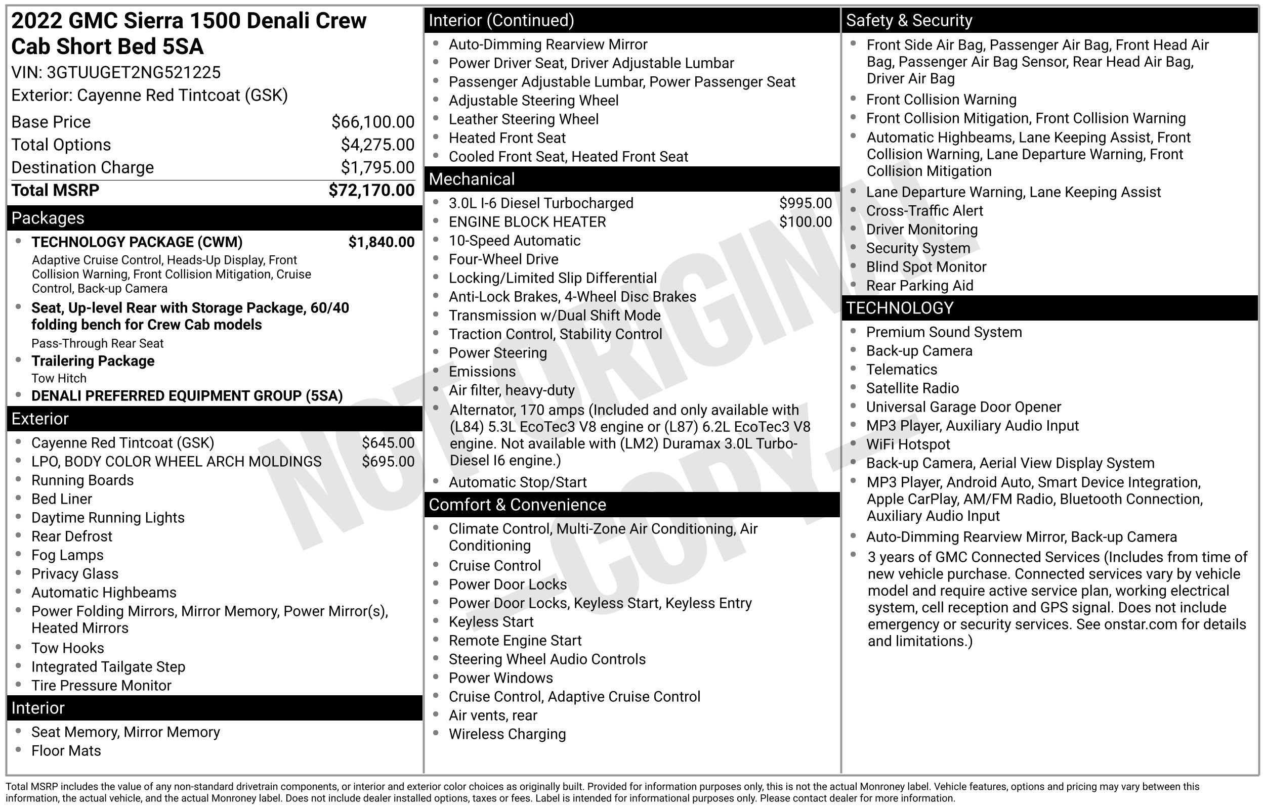 Used 2022 GMC Sierra 1500 Denali w/ Technology Package AWD/4WD image 45