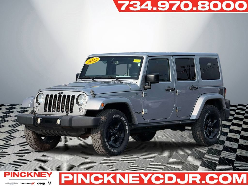 Used 2015 Jeep Wrangler Unlimited Sahara w/ Dual Top Group AWD/4WD image 1