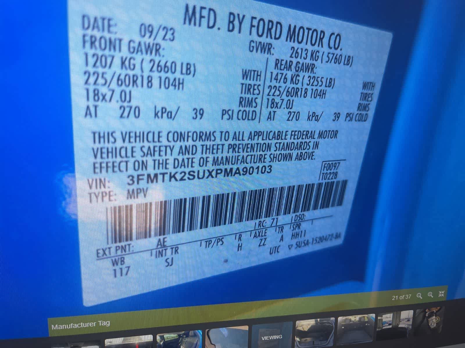 Used 2023 Ford Mustang Mach-E California Route 1 AWD/4WD image 16