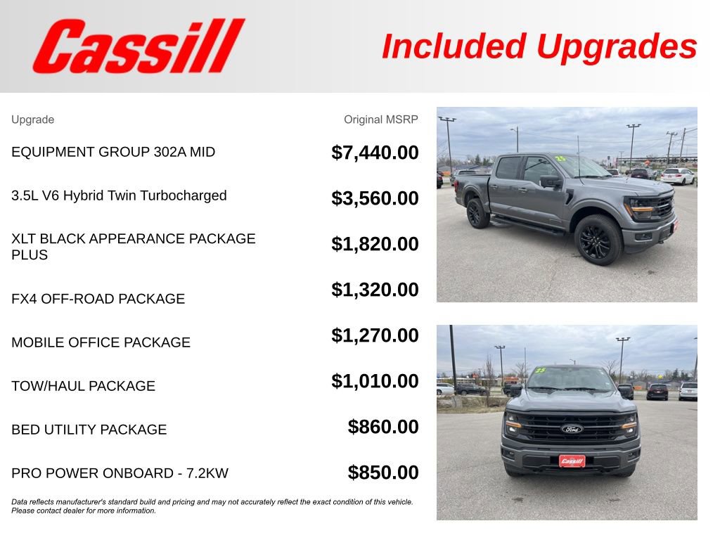 Used 2025 Ford F150 XLT w/ Equipment Group 302A MID AWD/4WD image 33