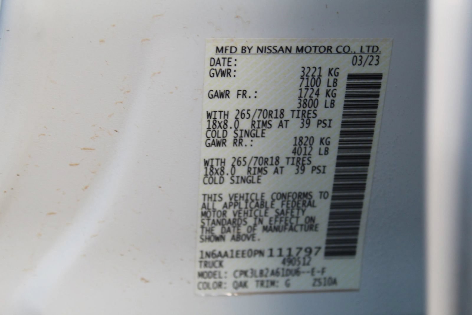 Used 2023 Nissan Titan SV RWD image 36