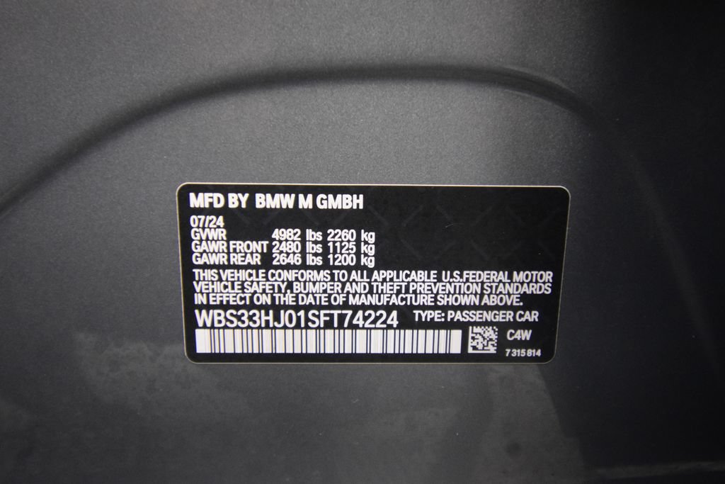 Used 2025 BMW M3 Competition w/ Parking Assistance Package AWD/4WD image 29