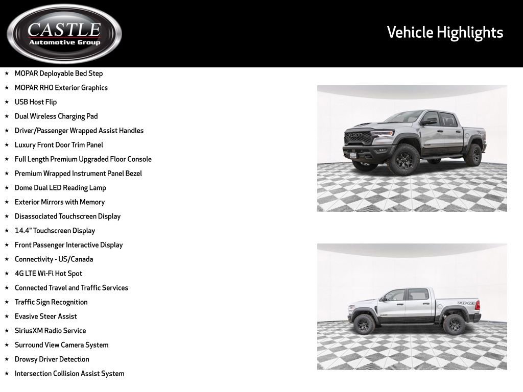 New 2026 RAM 1500 RHO w/ RHO Level 1 Equipment Group image 14
