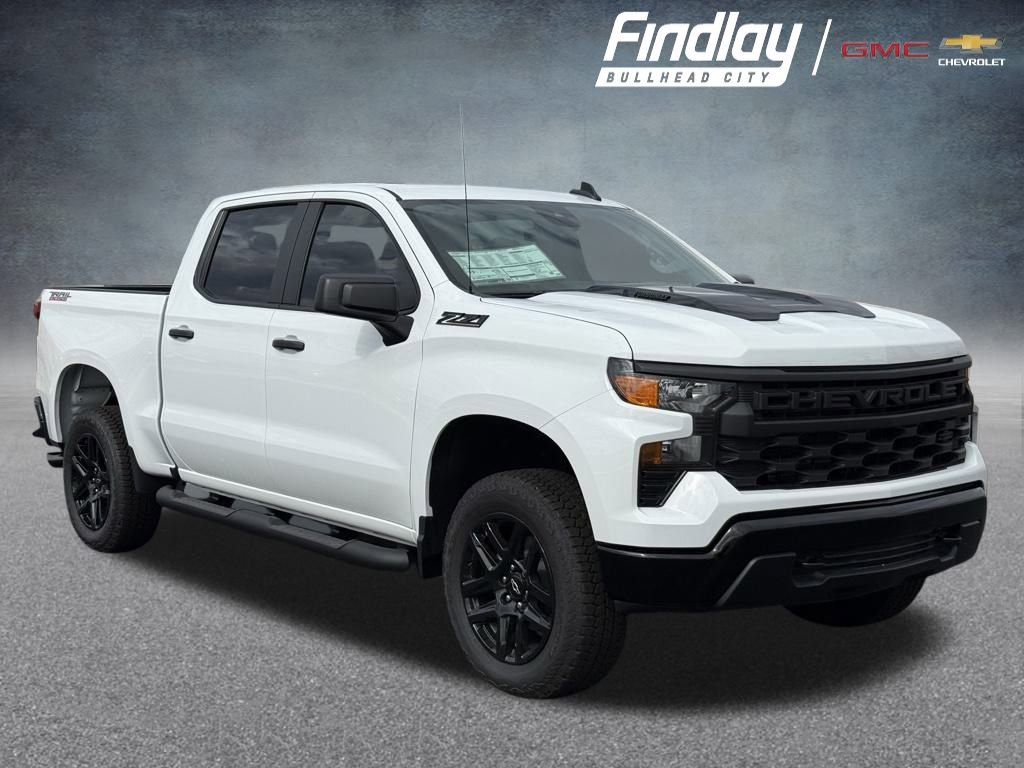 New 2026 Chevrolet Silverado 1500 Custom Trail Boss w/ Turbomax Blackout Package