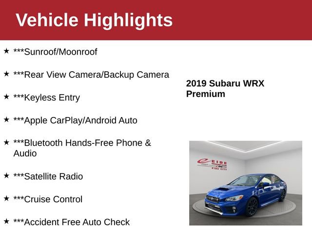 Used 2019 Subaru WRX Premium image 3