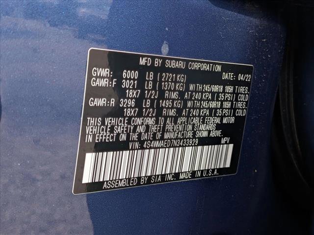 Used 2022 Subaru Ascent Premium w/ Convenience Package AWD/4WD image 25