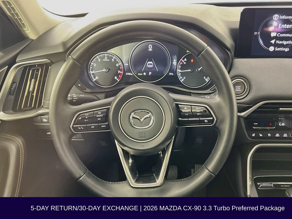 Used 2026 MAZDA CX-90 3.3 Turbo w/ Preferred Package AWD/4WD image 14