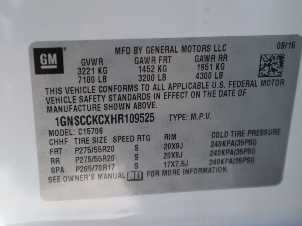 Used 2017 Chevrolet Tahoe Premier RWD image 22