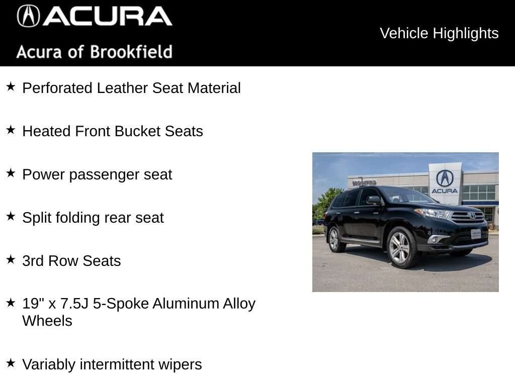 Used 2012 Toyota Highlander Limited w/ Tow Pkg AWD/4WD image 16