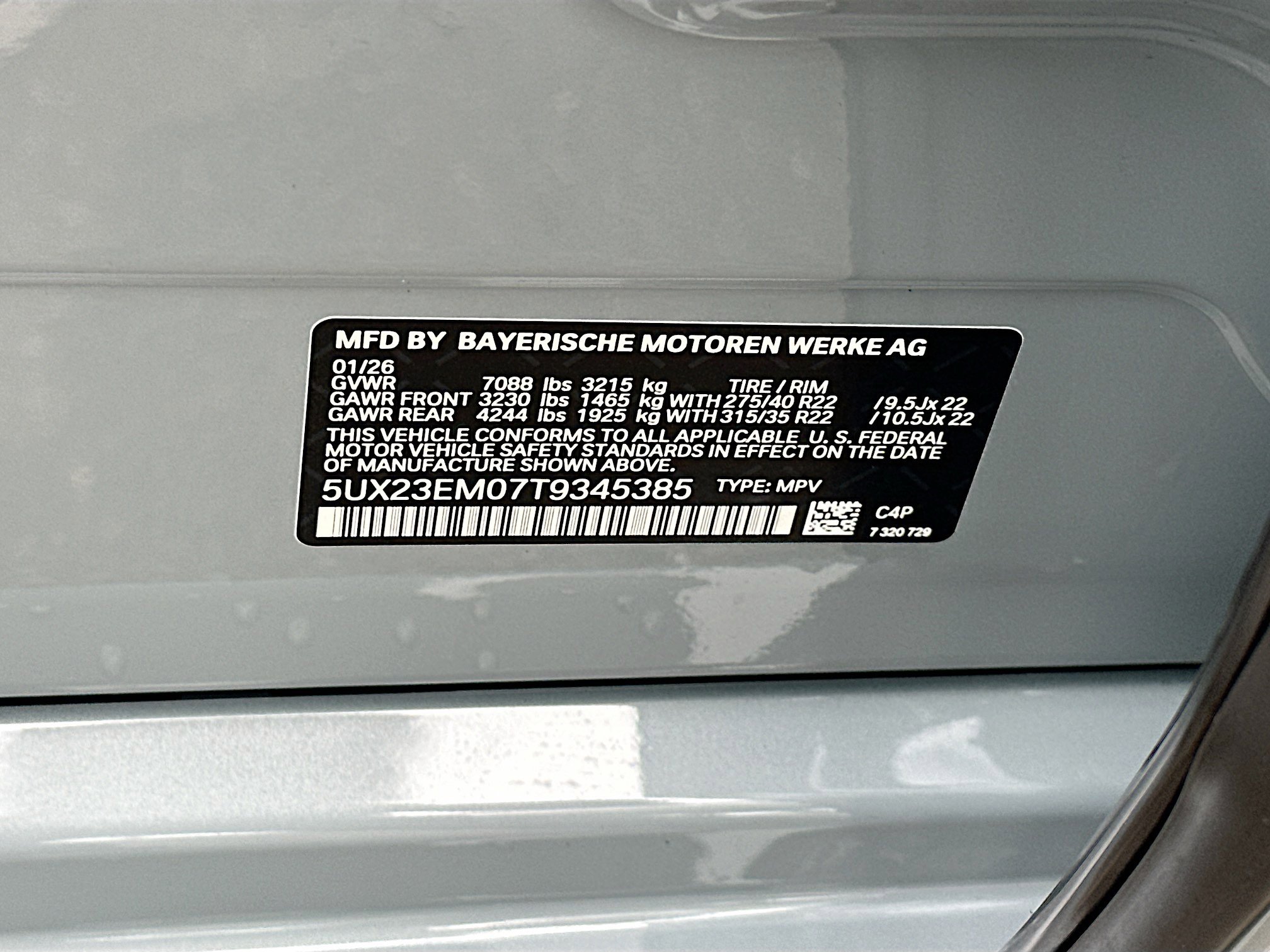 New 2026 BMW X7 xDrive40i w/ M Sport Package image 27