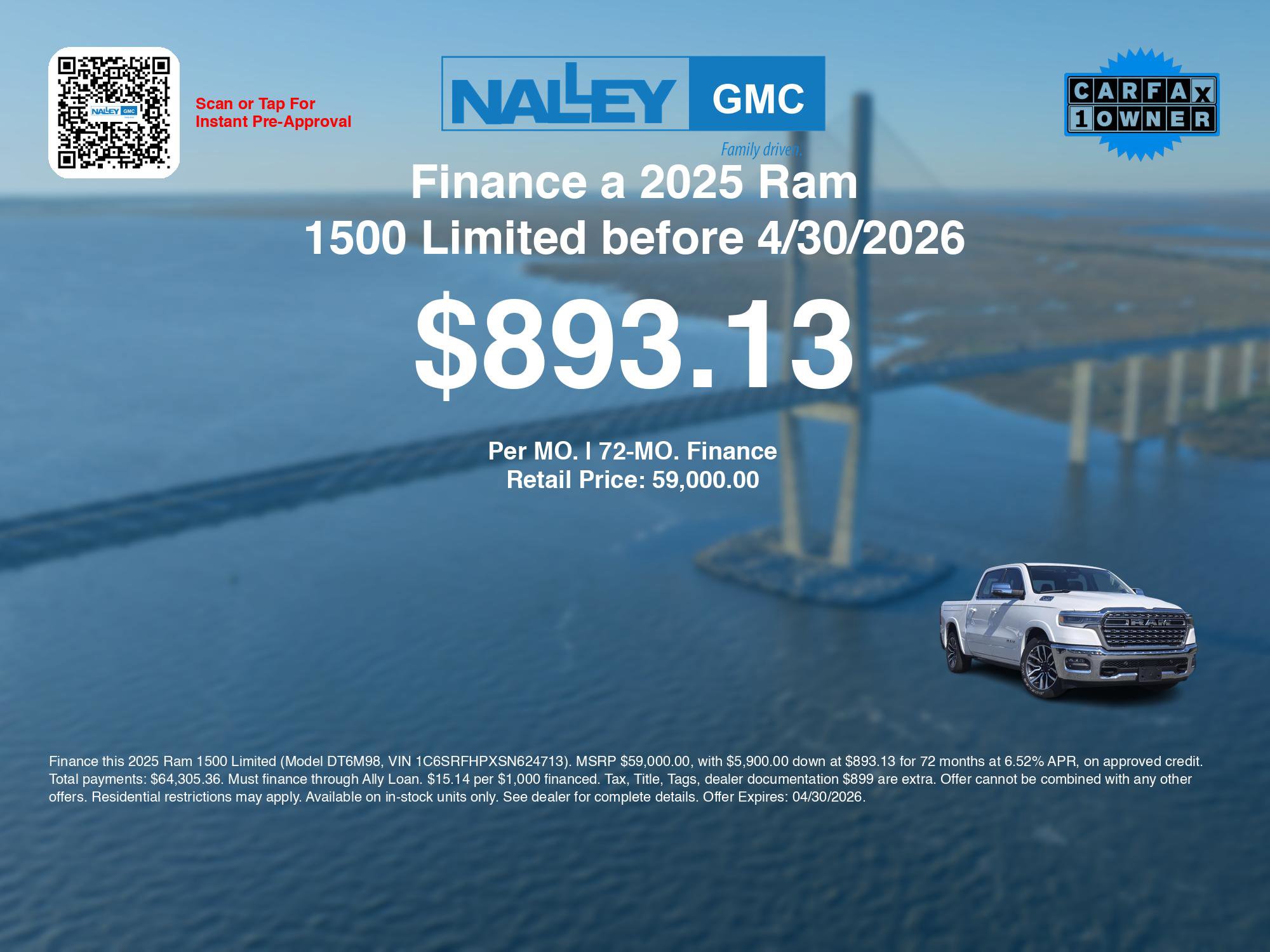 Used 2025 RAM 1500 Limited image 3