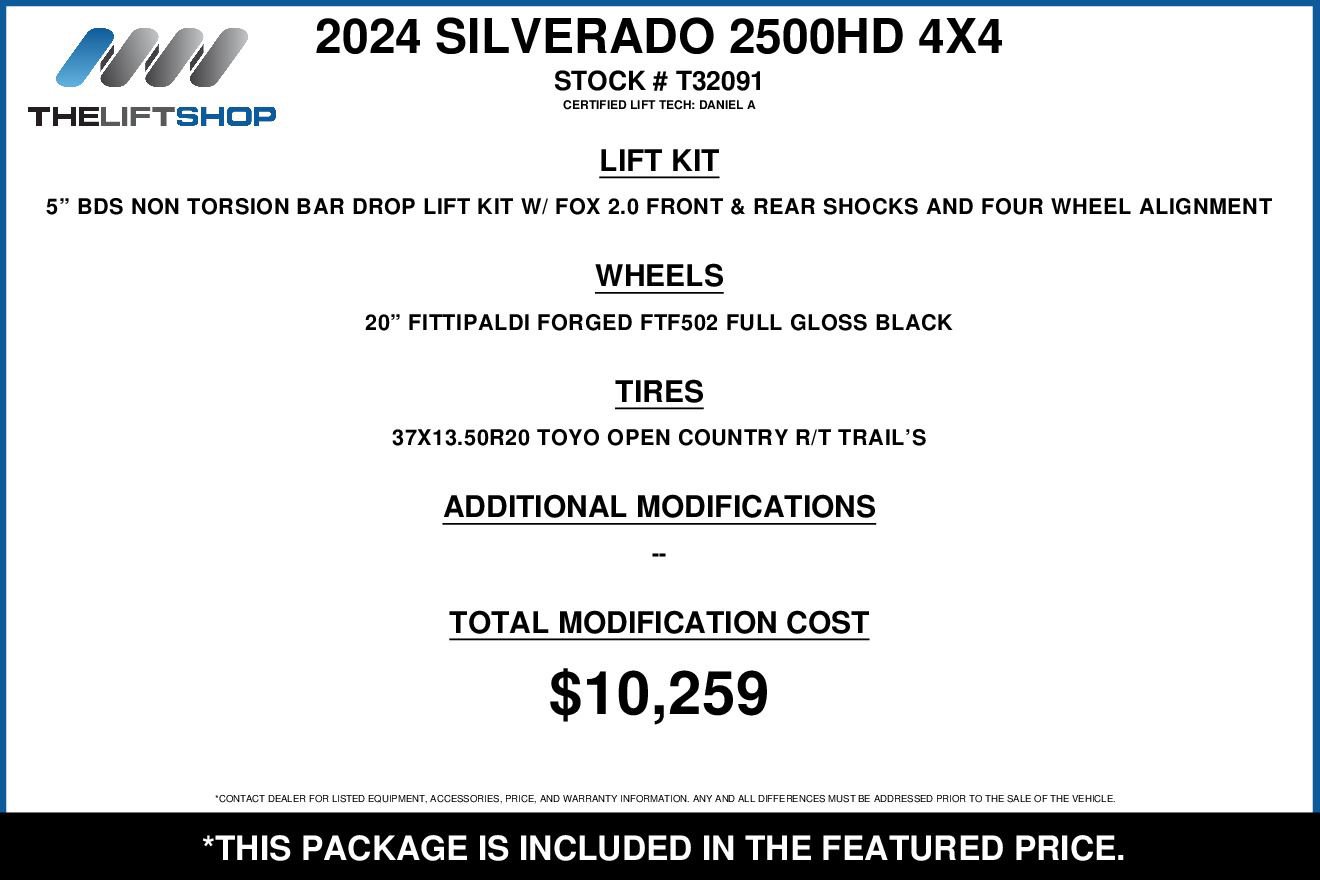 Used 2024 Chevrolet Silverado 2500 LT w/ Convenience Package AWD/4WD image 2