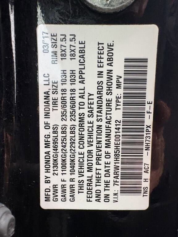 Used 2017 Honda CR-V EX-L image 14