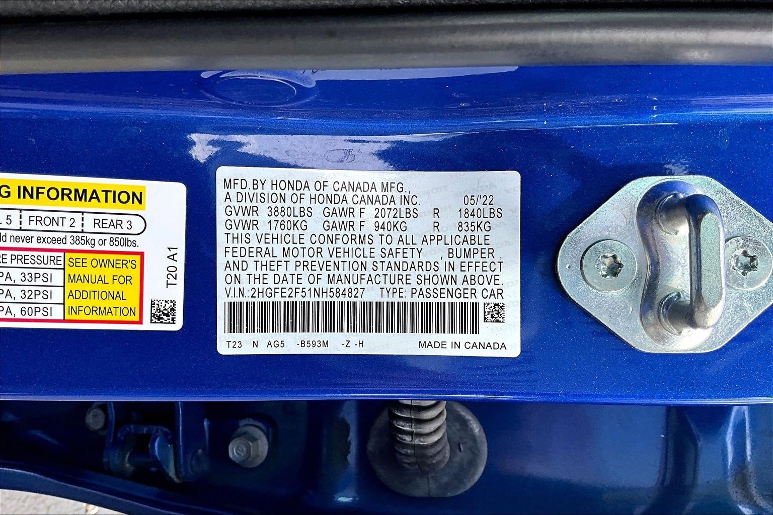 Used 2022 Honda Civic Sport image 18