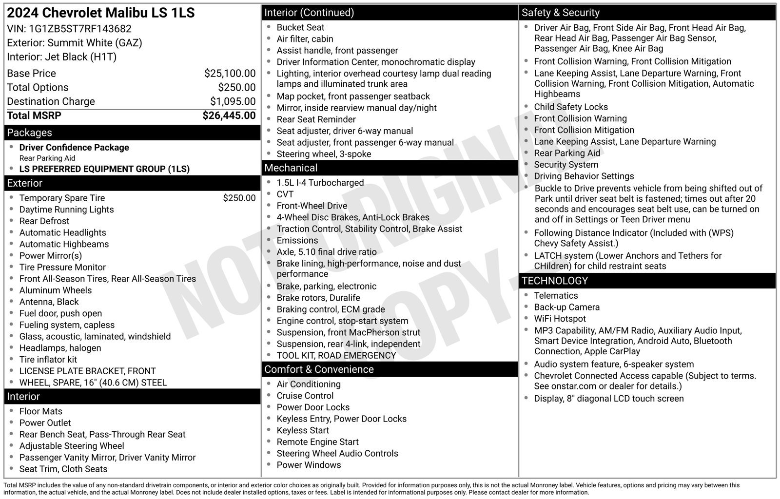 Used 2024 Chevrolet Malibu LS FWD image 26