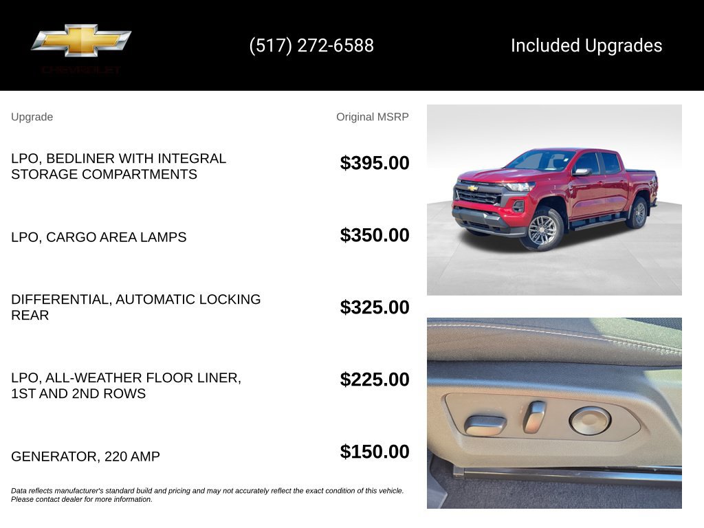 Used 2024 Chevrolet Colorado LT w/ LT Convenience Package II AWD/4WD image 6