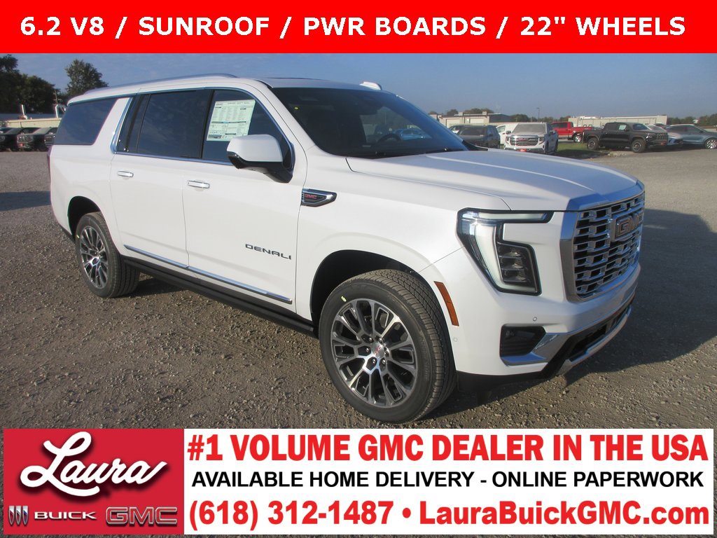 New 2026 GMC Yukon XL Denali w/ Sun & Power Step Package