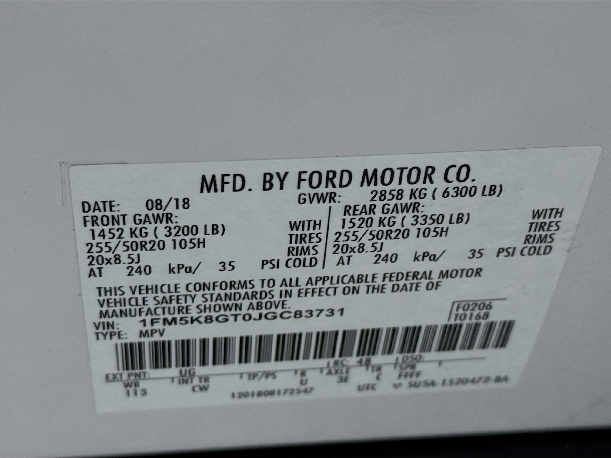 Used 2018 Ford Explorer Sport w/ Equipment Group 401A image 33